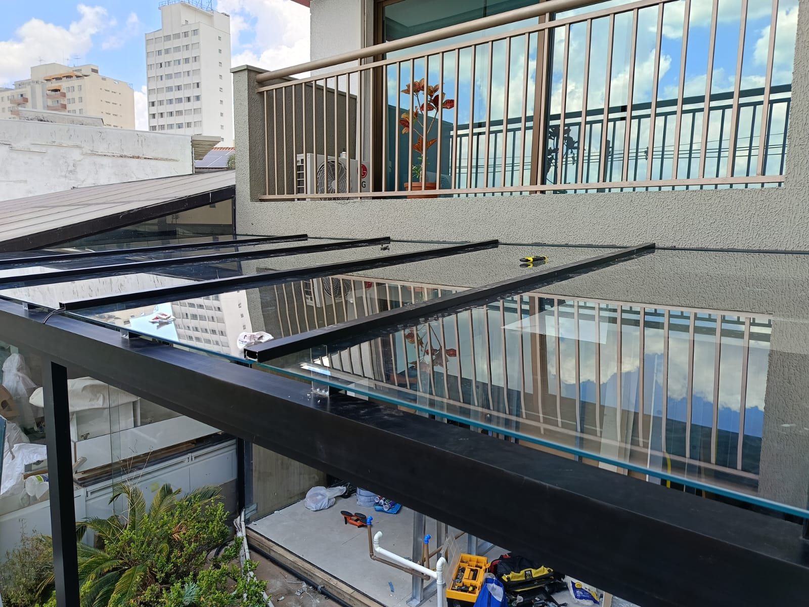 Coberturas em vidro — projeto 6