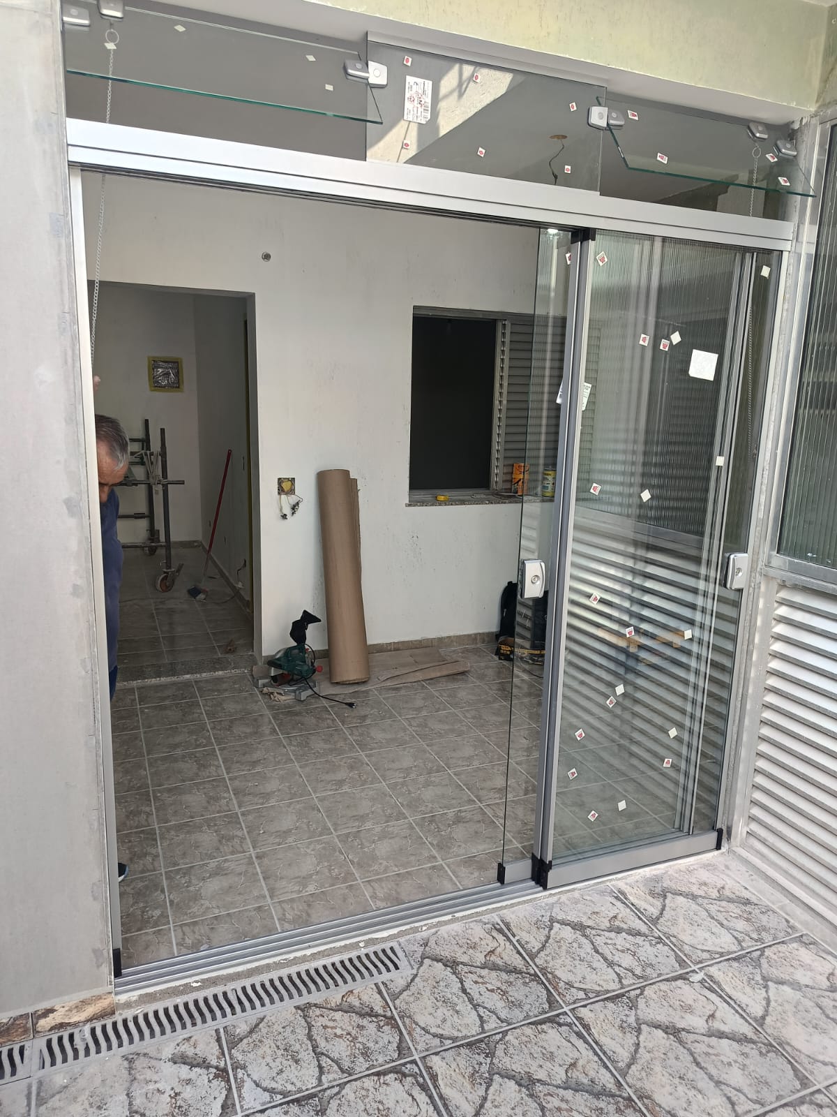 Portas em vidro — projeto 7